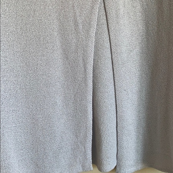 Sarah Pacini Light Grey Side Slit Dress/Tunic,OS - Picture 4 of 11